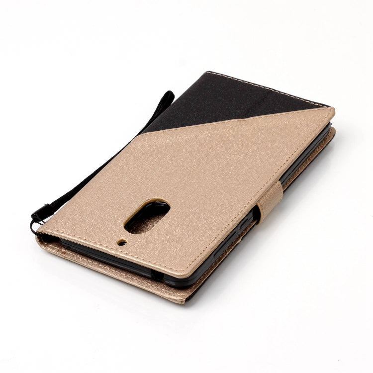 For Nokia 6 Matching Color Frosted Texture Horizontal Flip PU Leather Case with Holder & Card Slots & Lanyard