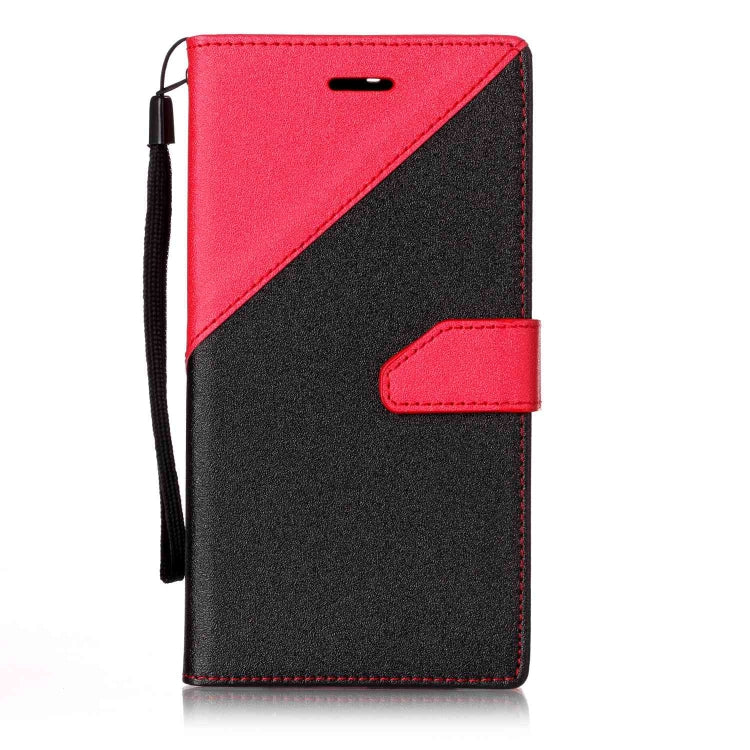 For Nokia 6 Matching Color Frosted Texture Horizontal Flip PU Leather Case with Holder & Card Slots & Lanyard