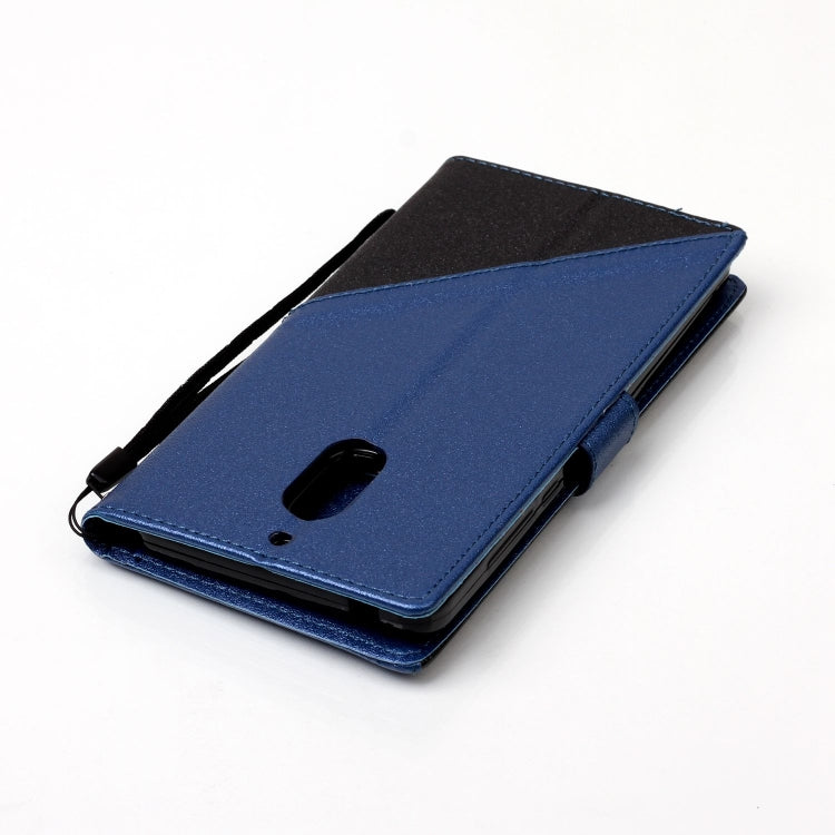 For Nokia 6 Matching Color Frosted Texture Horizontal Flip PU Leather Case with Holder & Card Slots & Lanyard