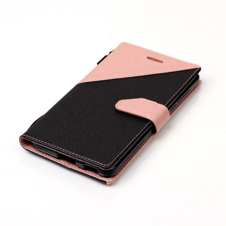For Nokia 6 Matching Color Frosted Texture Horizontal Flip PU Leather Case with Holder & Card Slots & Lanyard