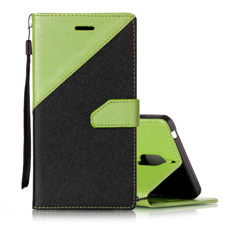 For Nokia 6 Matching Color Frosted Texture Horizontal Flip PU Leather Case with Holder & Card Slots & Lanyard
