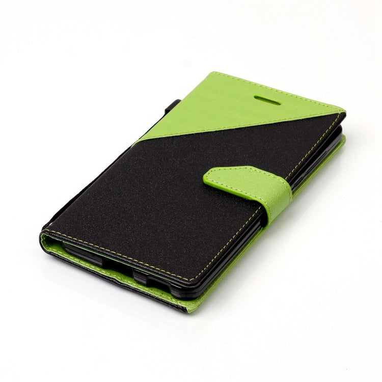 For Nokia 6 Matching Color Frosted Texture Horizontal Flip PU Leather Case with Holder & Card Slots & Lanyard