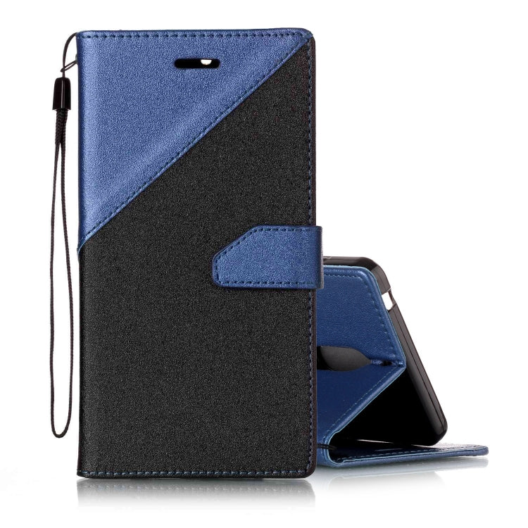 For Nokia 6 Matching Color Frosted Texture Horizontal Flip PU Leather Case with Holder & Card Slots & Lanyard