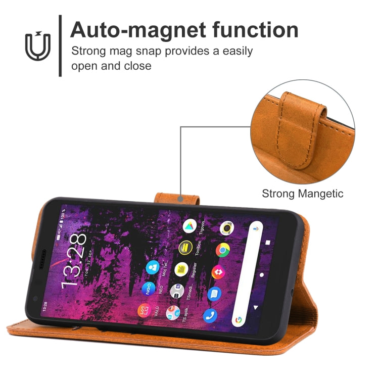 Leather Phone Case For CAT S62 Pro