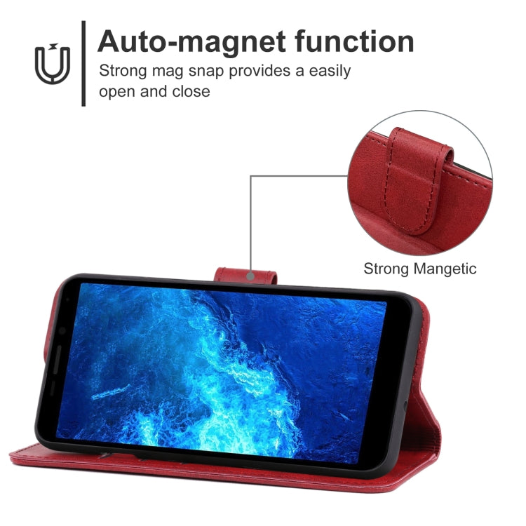 Leather Phone Case For Cricket Icon 2