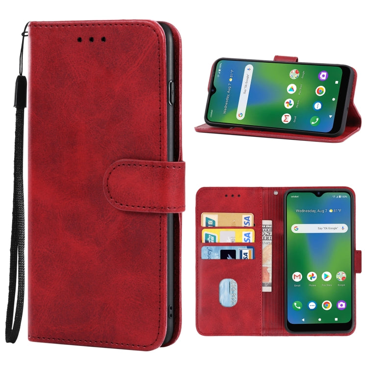 Leather Phone Case For Cricket Influence / Maestro Plus