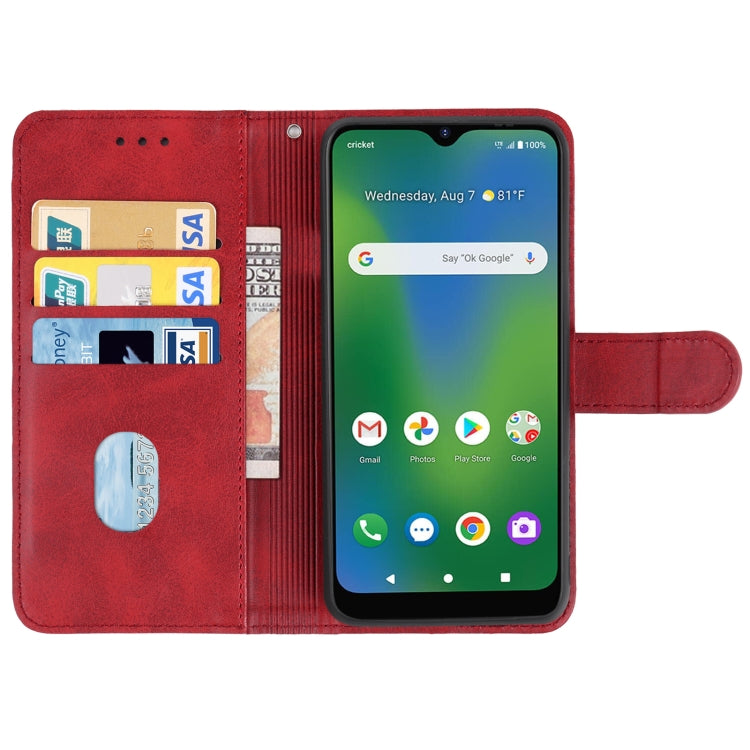 Leather Phone Case For Cricket Influence / Maestro Plus