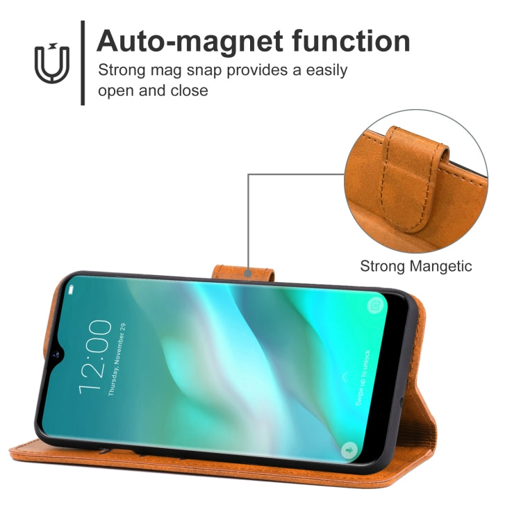 Leather Phone Case For Doogee X90L