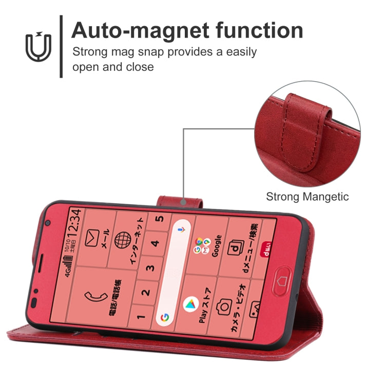 Leather Phone Case For Fujitsu F-42A / F-01L