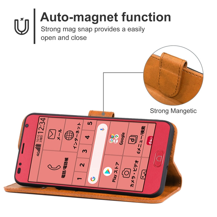 Leather Phone Case For Fujitsu F-42A / F-01L