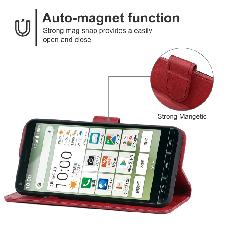 Leather Phone Case For Kyocera Basio 4