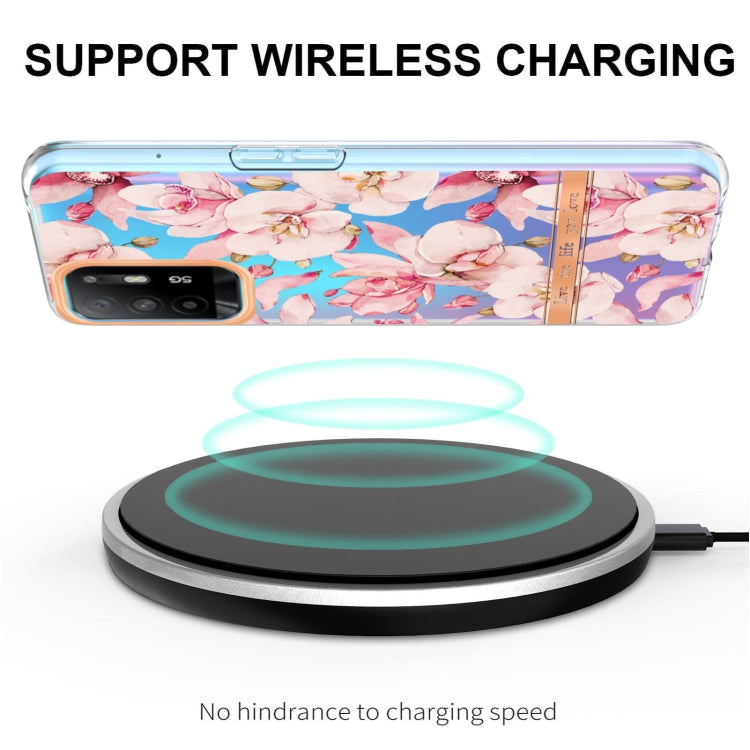 For OPPO A94 5G Flowers and Plants Series IMD TPU Phone Case