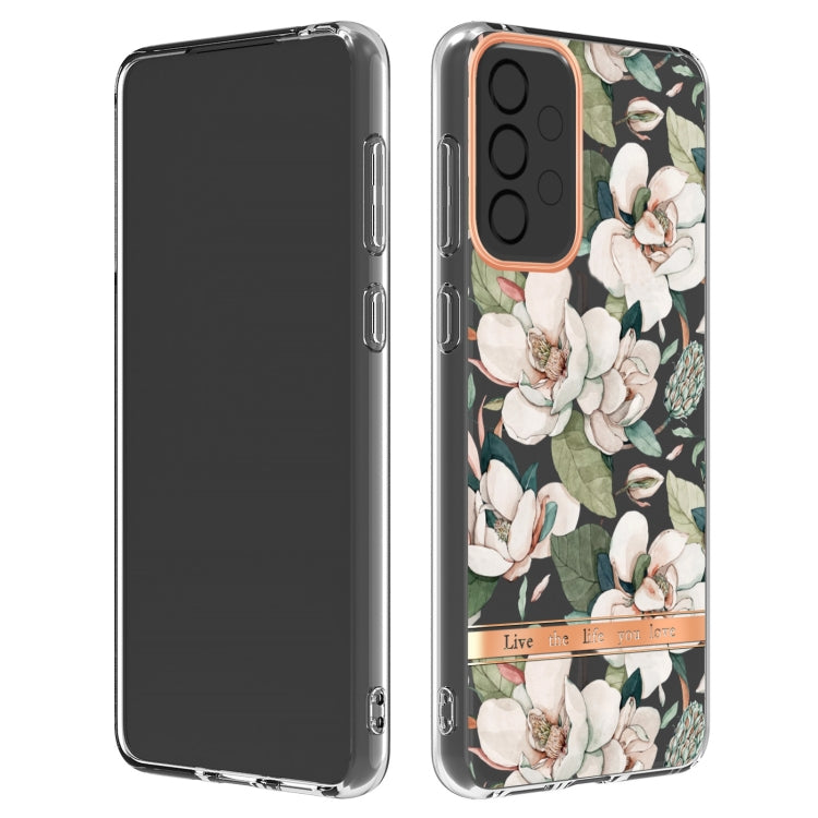 For Samsung Galaxy A33 5G Flowers and Plants Series IMD TPU Phone Case