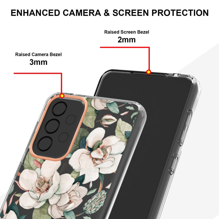 For Samsung Galaxy A33 5G Flowers and Plants Series IMD TPU Phone Case