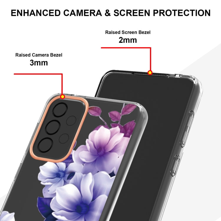 For Samsung Galaxy A33 5G Flowers and Plants Series IMD TPU Phone Case
