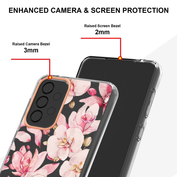 For Samsung Galaxy A33 5G Flowers and Plants Series IMD TPU Phone Case