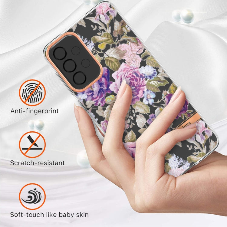 For Samsung Galaxy A33 5G Flowers and Plants Series IMD TPU Phone Case
