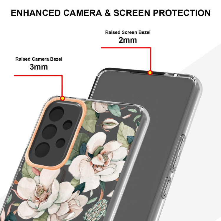 For Samsung Galaxy A53 5G Flowers and Plants Series IMD TPU Phone Case