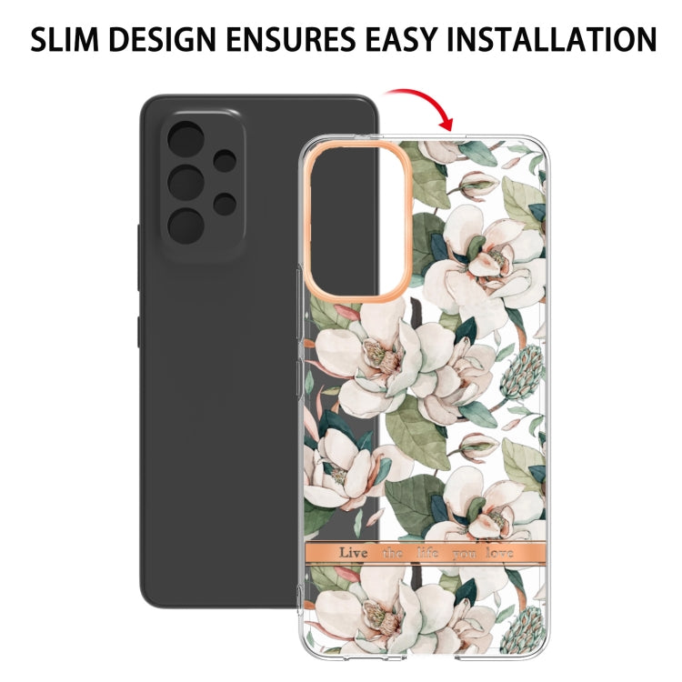 For Samsung Galaxy A53 5G Flowers and Plants Series IMD TPU Phone Case