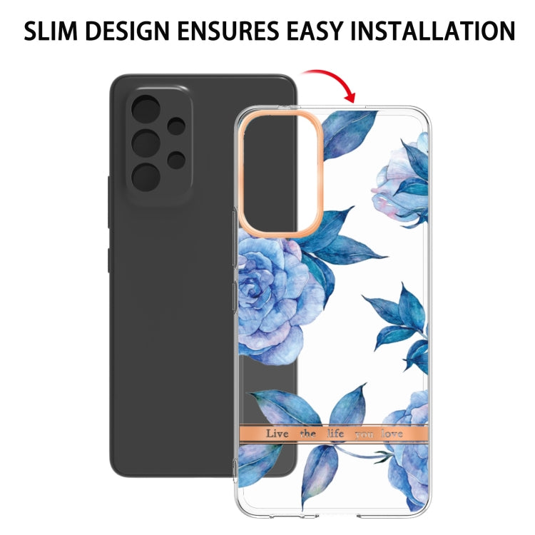 For Samsung Galaxy A53 5G Flowers and Plants Series IMD TPU Phone Case