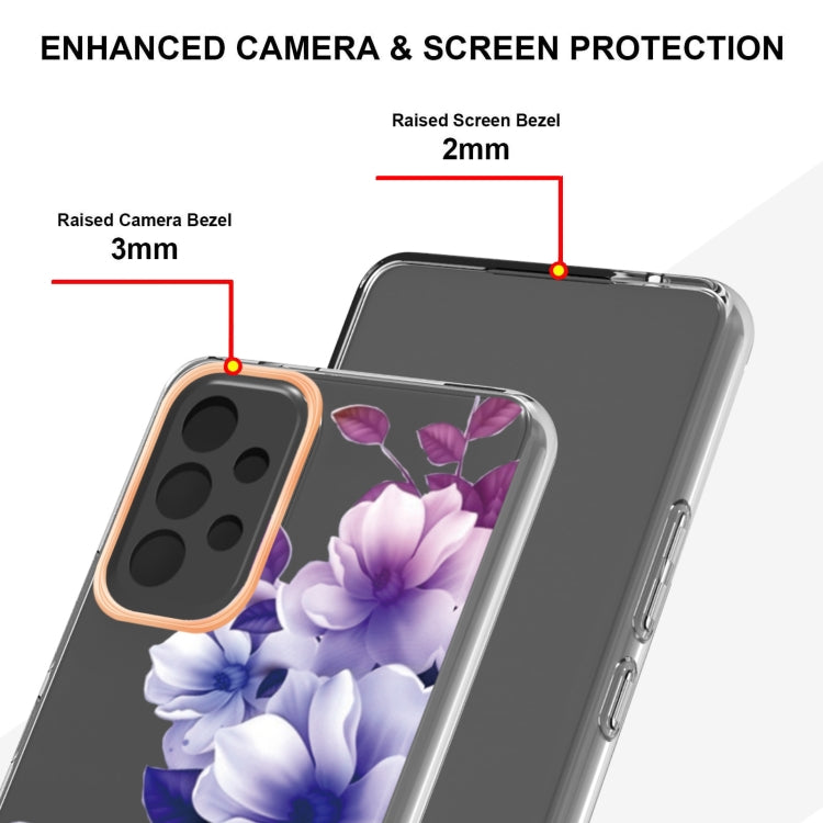 For Samsung Galaxy A53 5G Flowers and Plants Series IMD TPU Phone Case