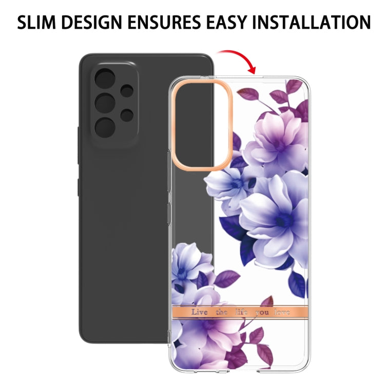 For Samsung Galaxy A53 5G Flowers and Plants Series IMD TPU Phone Case