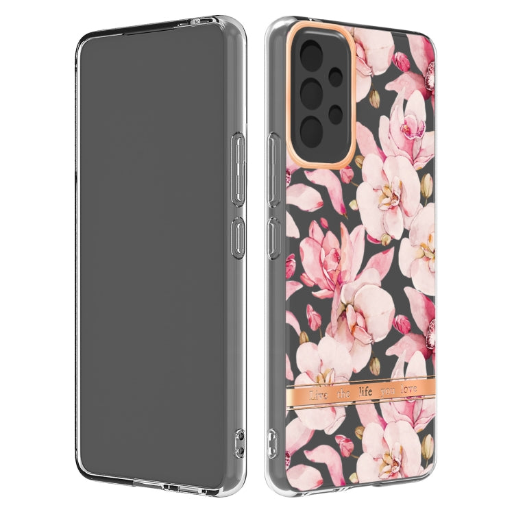 For Samsung Galaxy A53 5G Flowers and Plants Series IMD TPU Phone Case