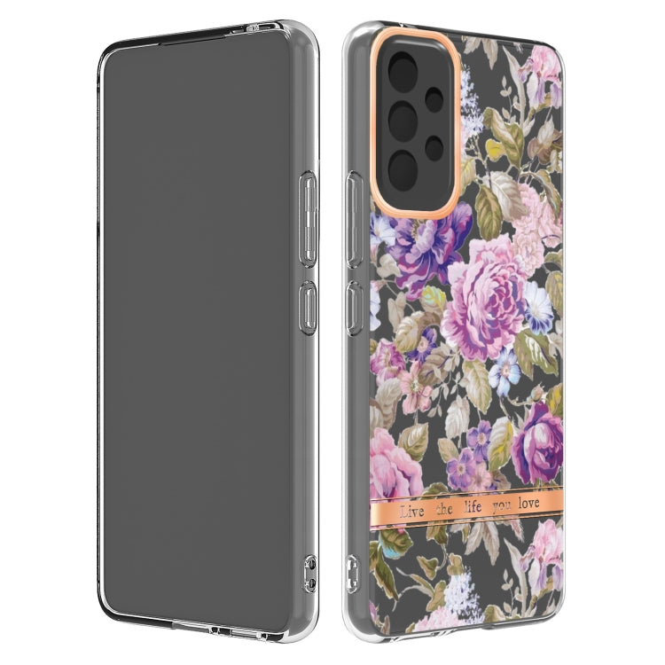 For Samsung Galaxy A53 5G Flowers and Plants Series IMD TPU Phone Case