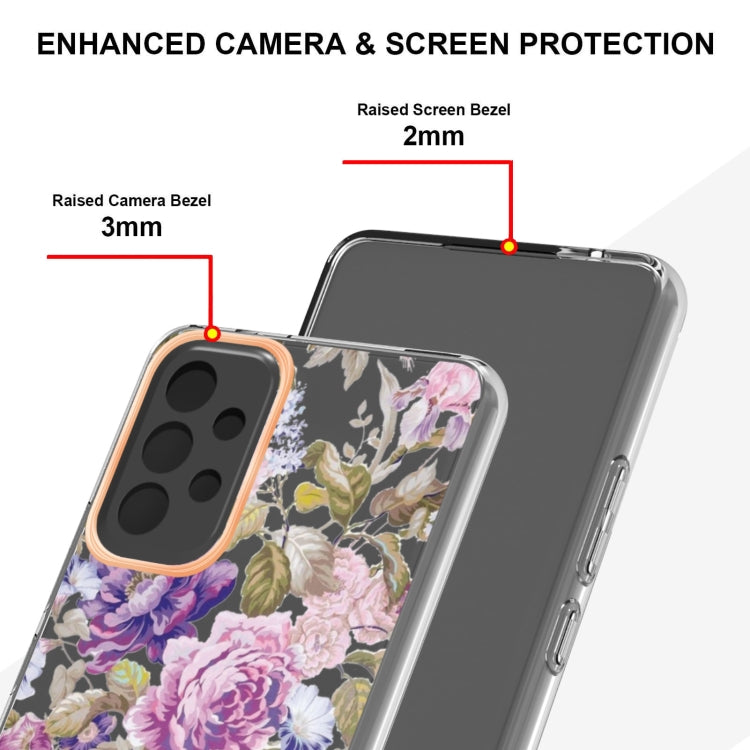 For Samsung Galaxy A53 5G Flowers and Plants Series IMD TPU Phone Case