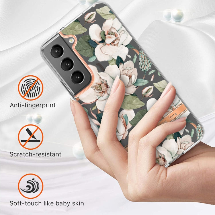 For Samsung Galaxy S22 Flowers and Plants Series IMD TPU Phone Case