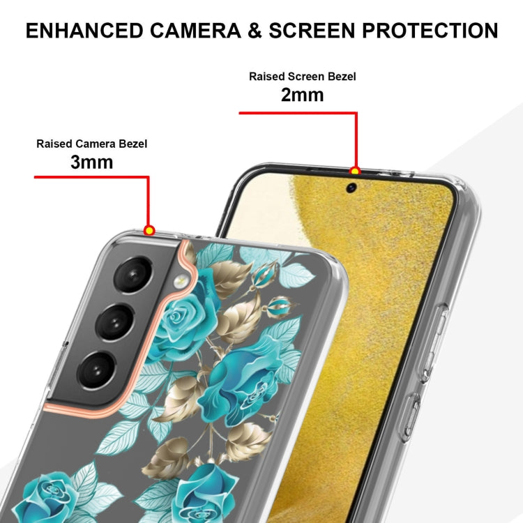 For Samsung Galaxy S22 Flowers and Plants Series IMD TPU Phone Case