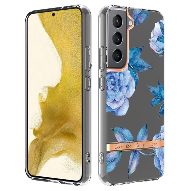For Samsung Galaxy S22 Flowers and Plants Series IMD TPU Phone Case