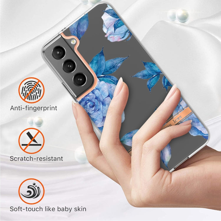 For Samsung Galaxy S22 Flowers and Plants Series IMD TPU Phone Case