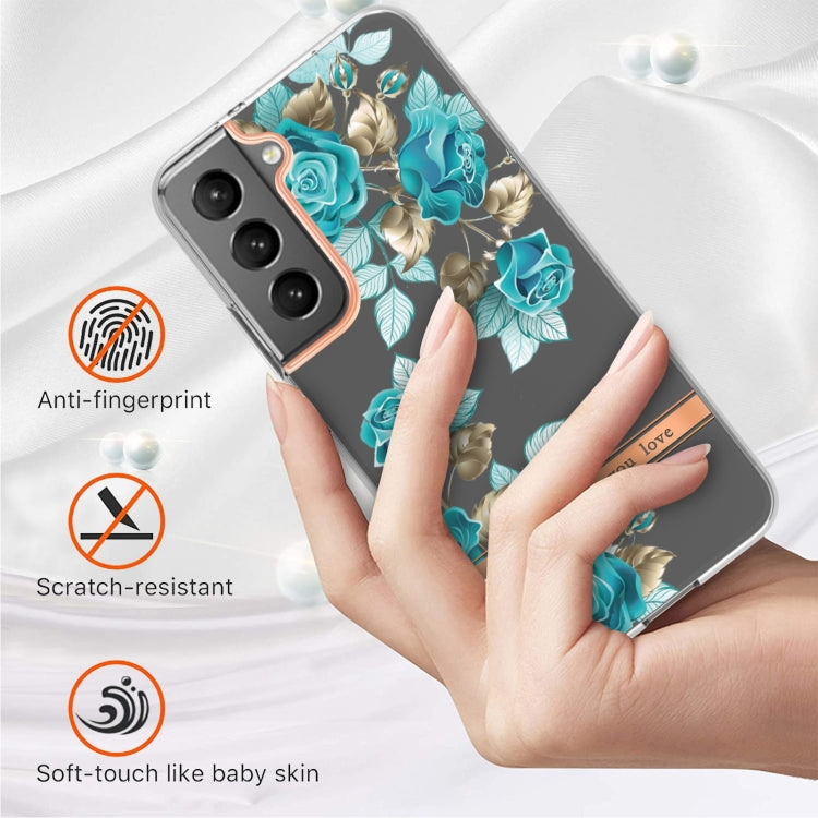 For Samsung Galaxy S22+ Flowers and Plants Series IMD TPU Phone Case