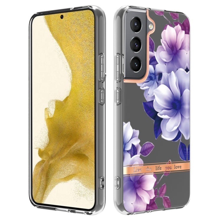 For Samsung Galaxy S22+ Flowers and Plants Series IMD TPU Phone Case