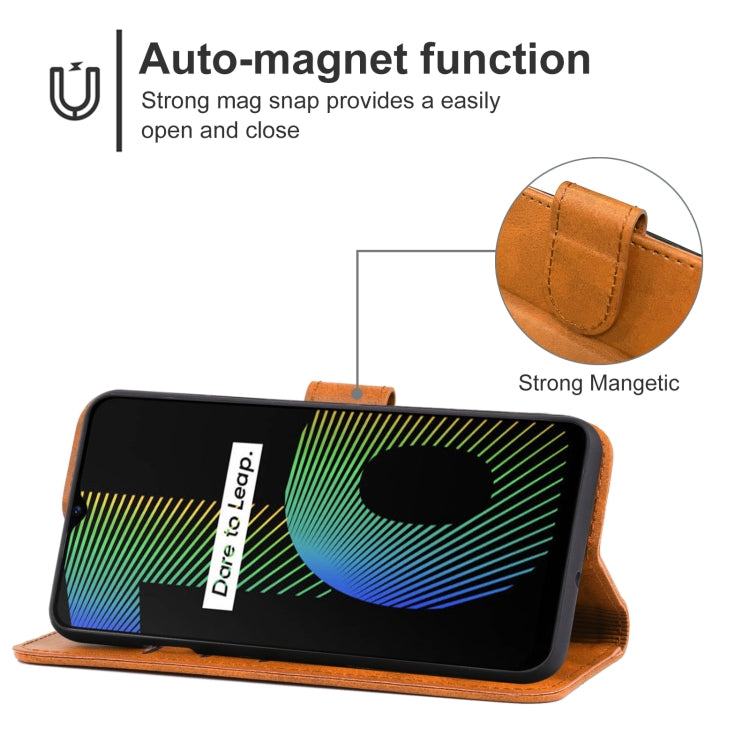 Leather Phone Case For OPPO Realme Narzo 10A