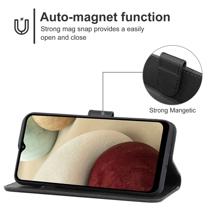 Leather Phone Case For Samsung Galaxy A12 Nacho