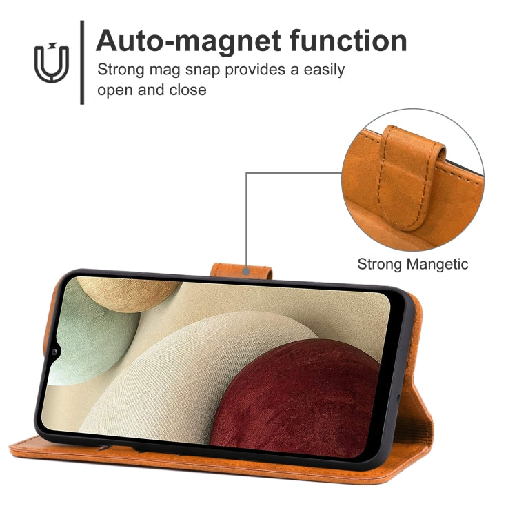 Leather Phone Case For Samsung Galaxy A12 Nacho