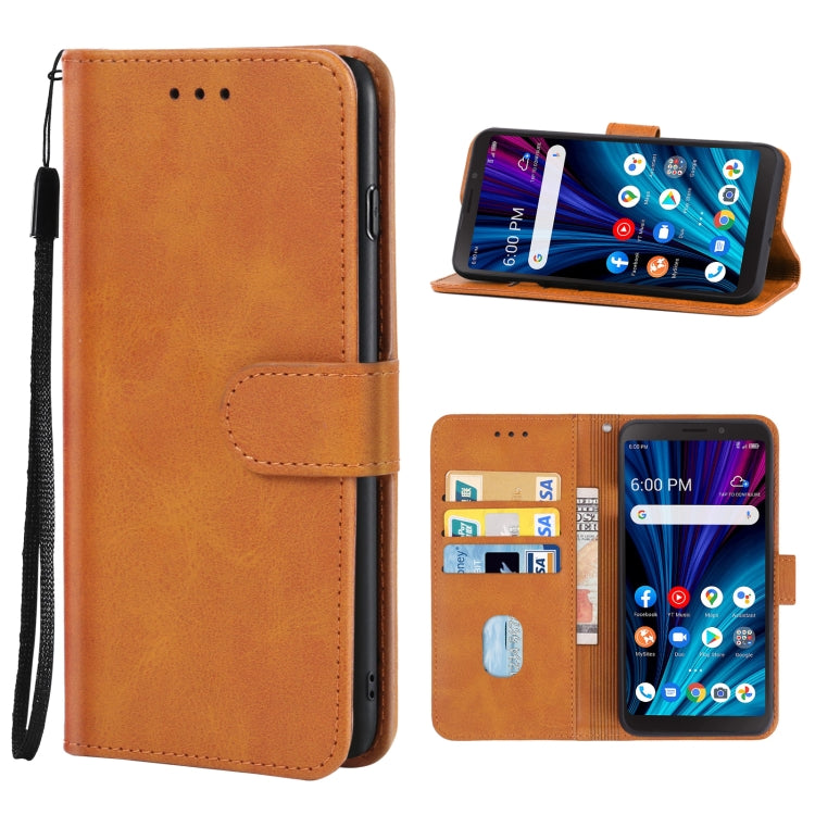 Leather Phone Case For TCL A3X