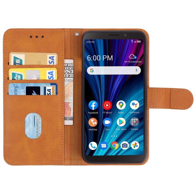 Leather Phone Case For TCL A3X