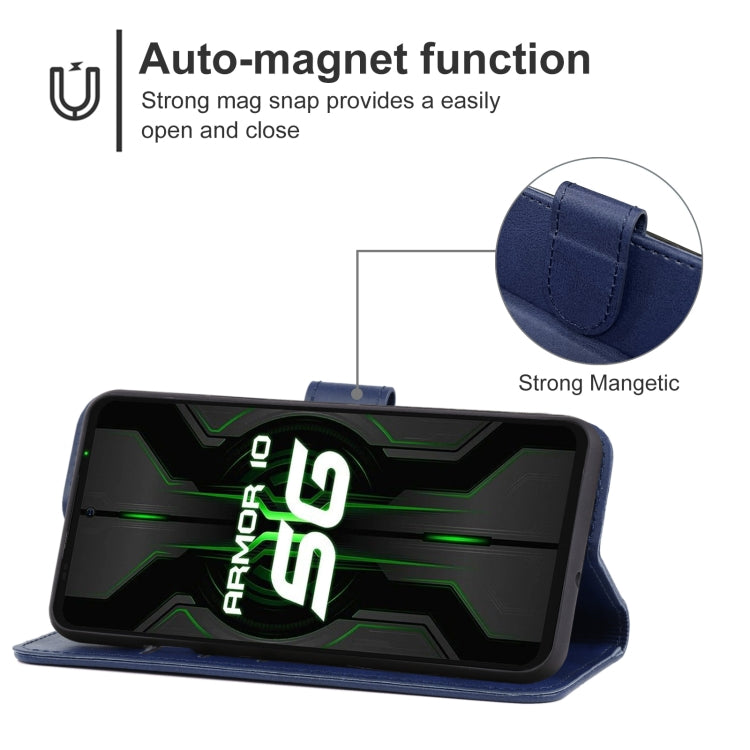 Leather Phone Case For Ulefone Armor 10 5G