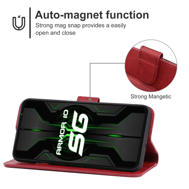 Leather Phone Case For Ulefone Armor 10 5G