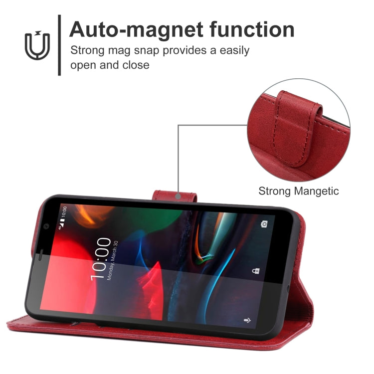 Leather Phone Case For Vodafone Smart E11