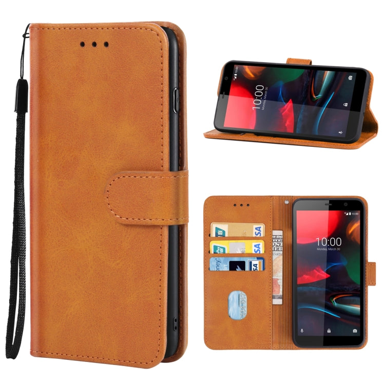 Leather Phone Case For Vodafone Smart E11