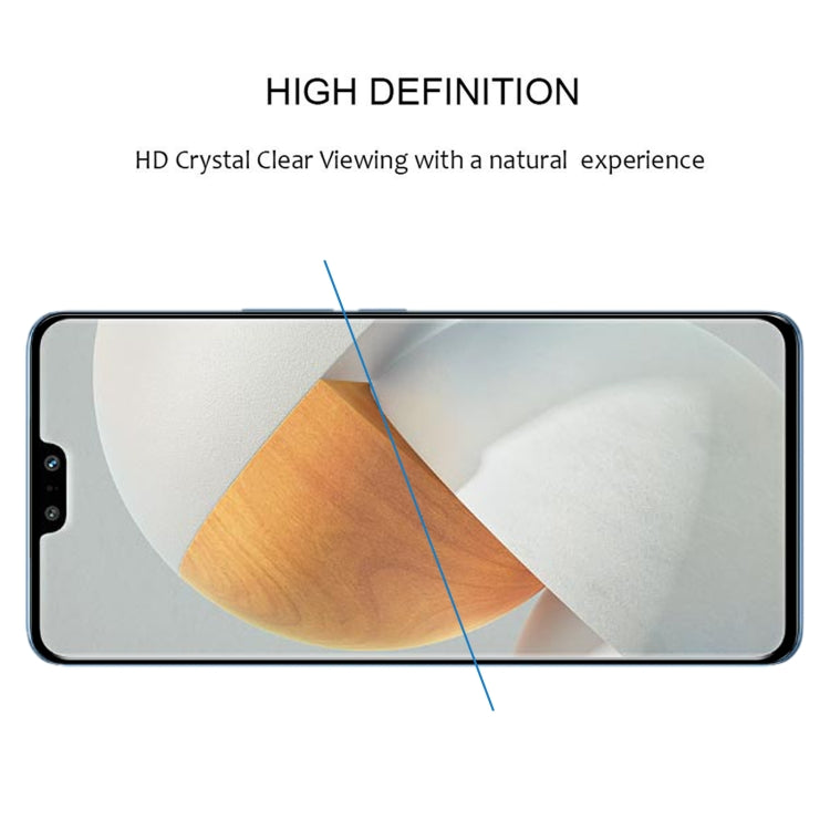 25 PCS Full Glue Cover Screen Protector Tempered Glass Film For vivo S12 / V23 5G