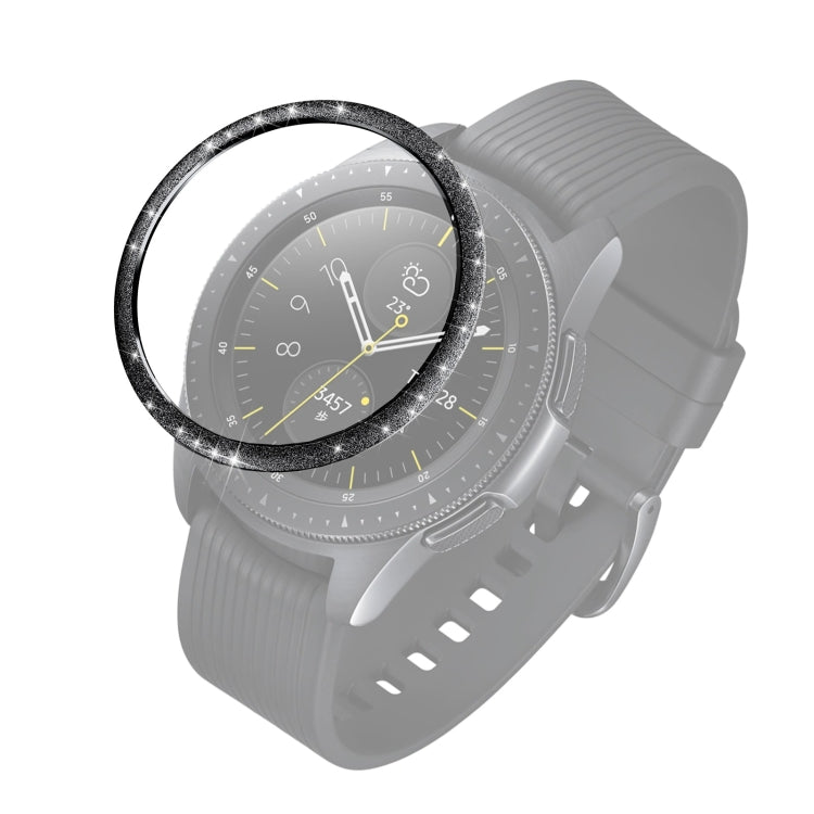 For Samsung Galaxy Watch 42mm Glitter Powder Stainless Steel Bezel Ring