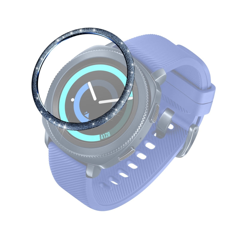 For Samsung Galaxy Watch 42mm Glitter Powder Stainless Steel Bezel Ring