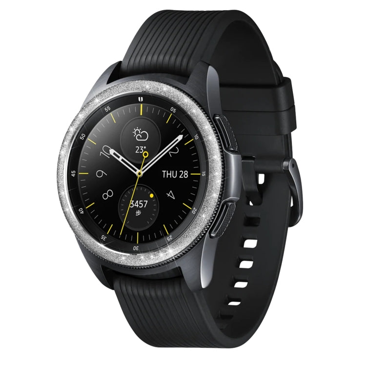 For Samsung Galaxy Watch 42mm Glitter Powder Stainless Steel Bezel Ring