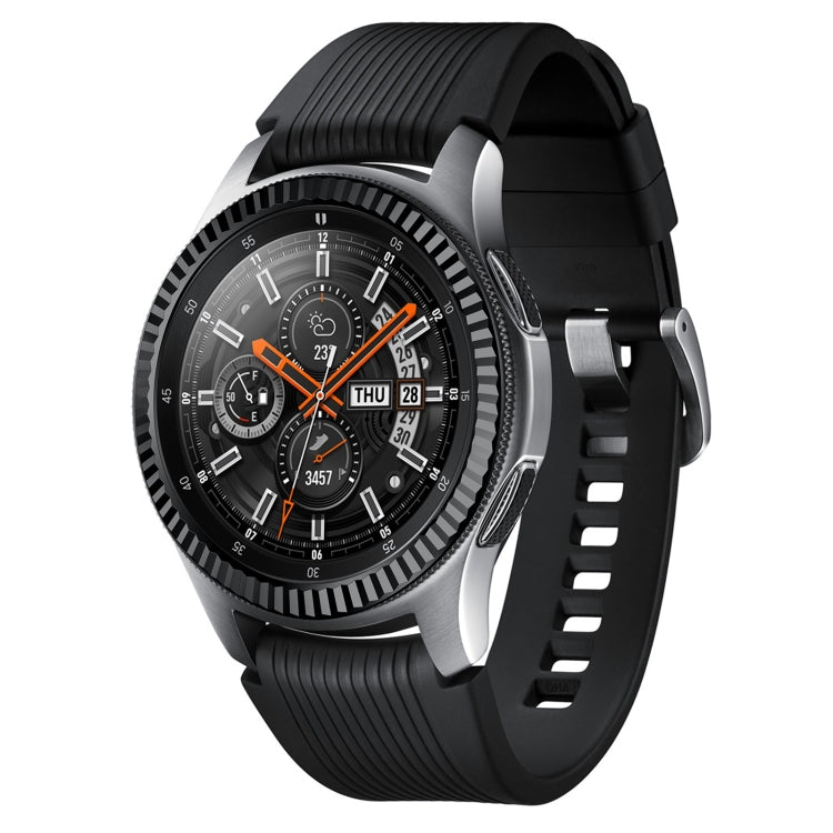 For Samsung Galaxy Watch 46mm Batch Flower Stainless Steel Bezel Ring