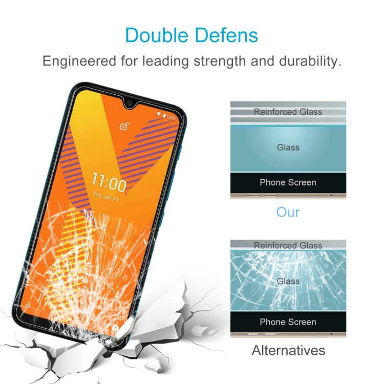 10 PCS 0.26mm 9H 2.5D Tempered Glass Film For Wiko Y62 Plus